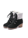 Retro Solid Lace-up Martin Boots: timeless style reimagined