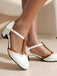 Retro Solid T-buckle Mary Jane shoes: timeless style reimagined