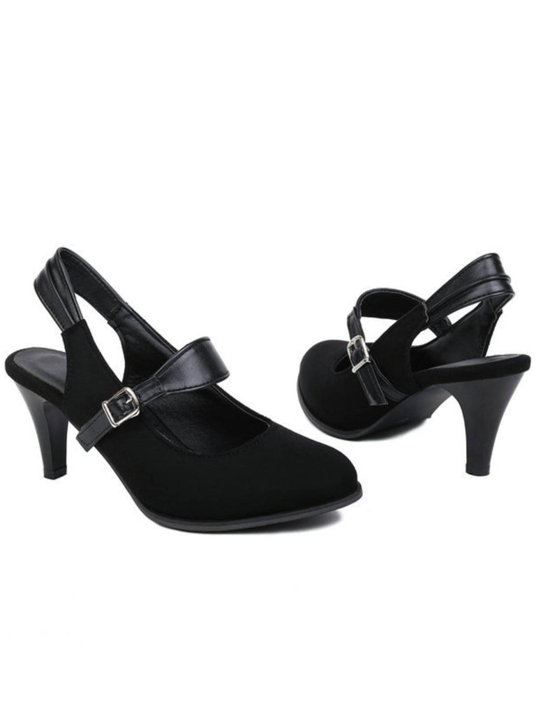 Retro Suede High Heels Shoes: timeless style reimagined