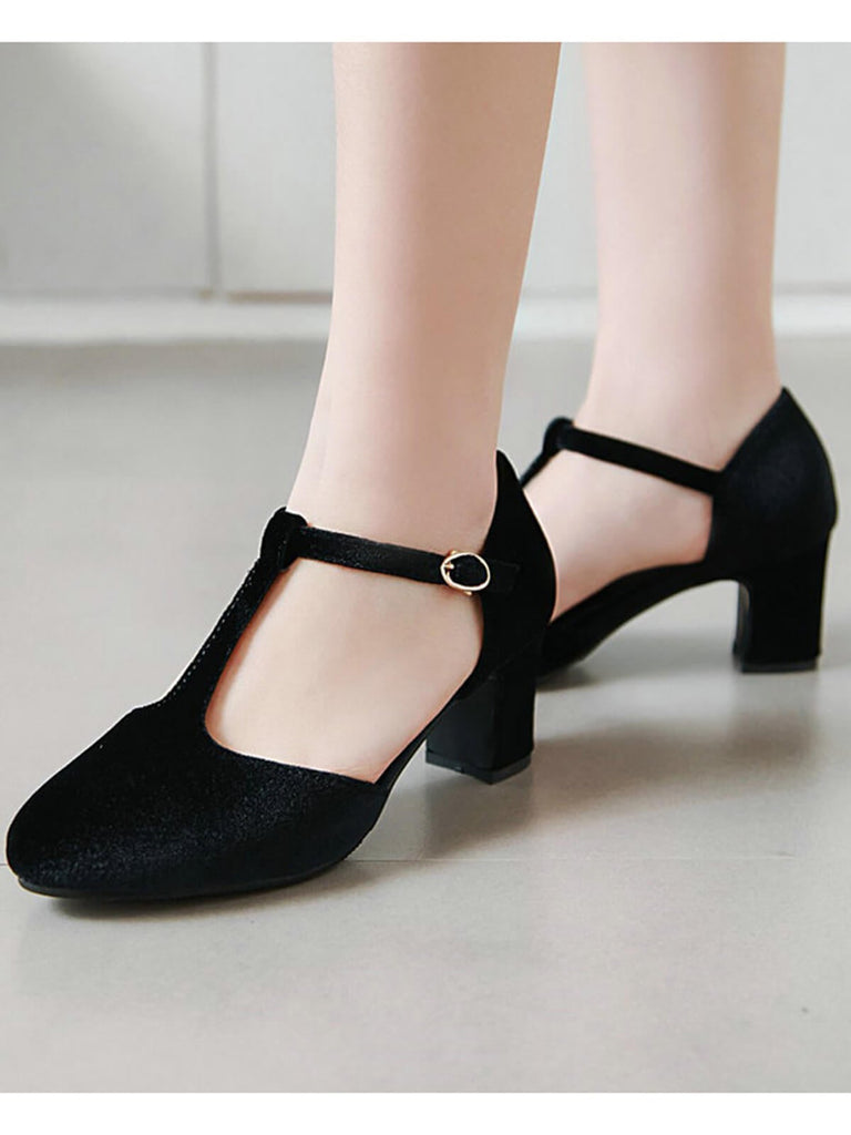 Retro T-Strap Mary Jane High Heel Shoes — vintage elegance for the modern woman