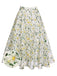 Retro Floral Button Swing Coverup | vintage fashion, retro style