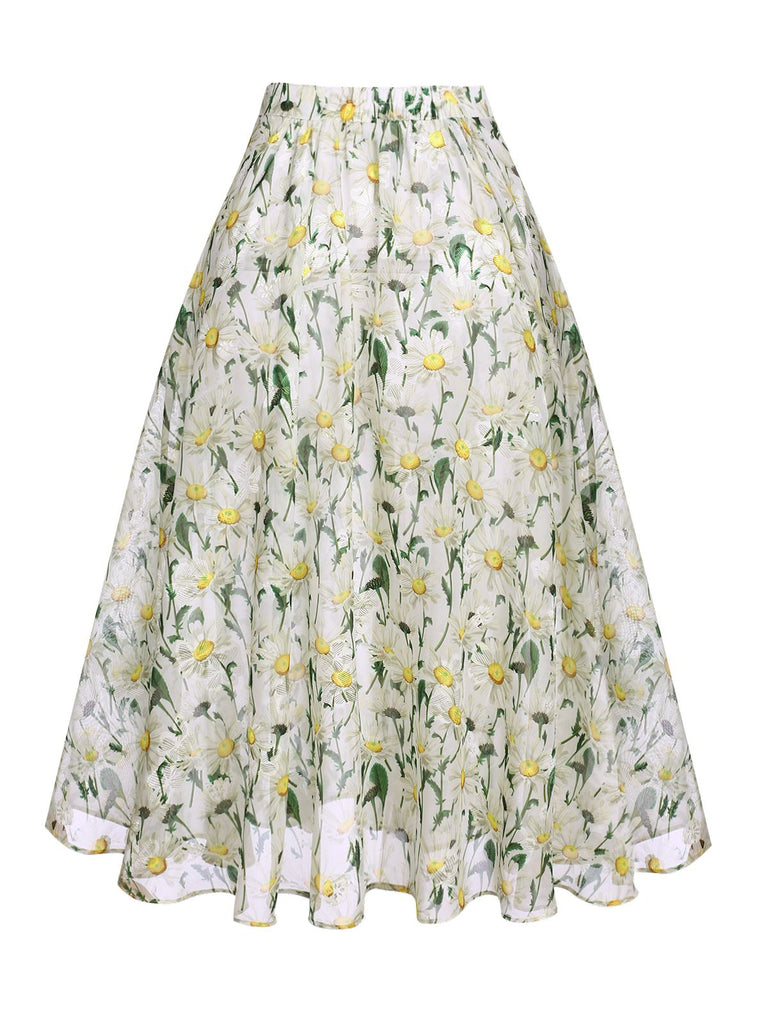 Retro Floral Button Swing Coverup | vintage fashion, retro style