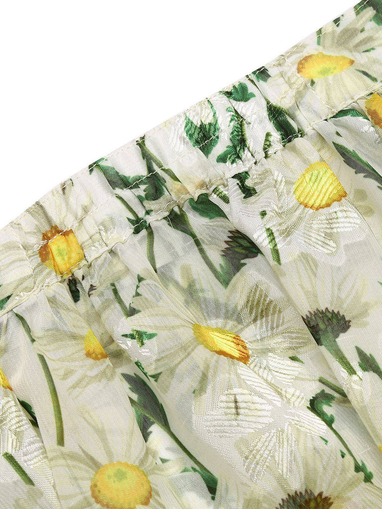 Retro Floral Button Swing Coverup | vintage fashion, retro style