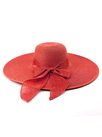 Ribbon Wide Brim Raffia Sun Hat: timeless style reimagined