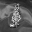 Silver 1920s Bridal Earrings — the 1920s finishing touch that makes her outfit sing