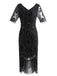 Silver 1920s Sequin Fringe Gatsby Dress: timeless style reimagined