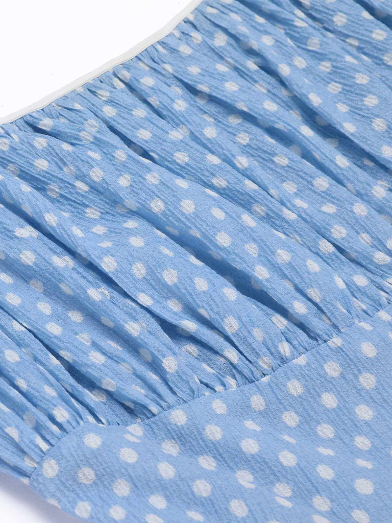 Sky 1950s Strap Polka Dot Swing Dress — vintage elegance for the modern woman