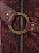 Steampunk Halter Leather Gothic Corset — vintage elegance for the modern woman