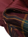 Wine Red 1950s Plaids Off-Shoulder Dress — vintage elegance for the modern woman