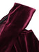 Wine Red 1960s Velvet Bodycon Dress: timeless style reimagined