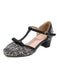 Woolen Buckle Heels Mary Jane Shoes: timeless style reimagined