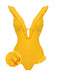 Yellow 1930s V-Neck One-piece Swimsuit: timeless style reimagined