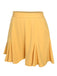Yellow 1950s Ruffled Pockets Shorts — vintage elegance for the modern woman