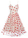Heart 1950s Mesh Sling Dress | 1950s | vintage dress, retro fashion