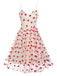 Heart 1950s Mesh Sling Dress | 1950s | vintage dress, retro fashion